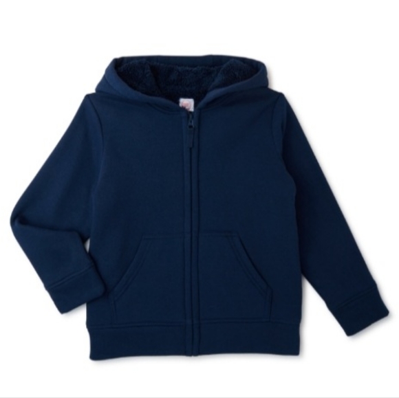 Boys Faux Sherpa Hoody - Picture 5 of 7